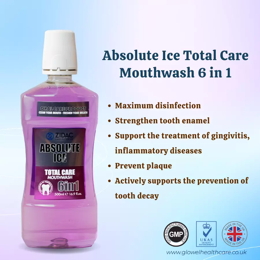 Absolute Ice Total Care Mouthwash 6in1